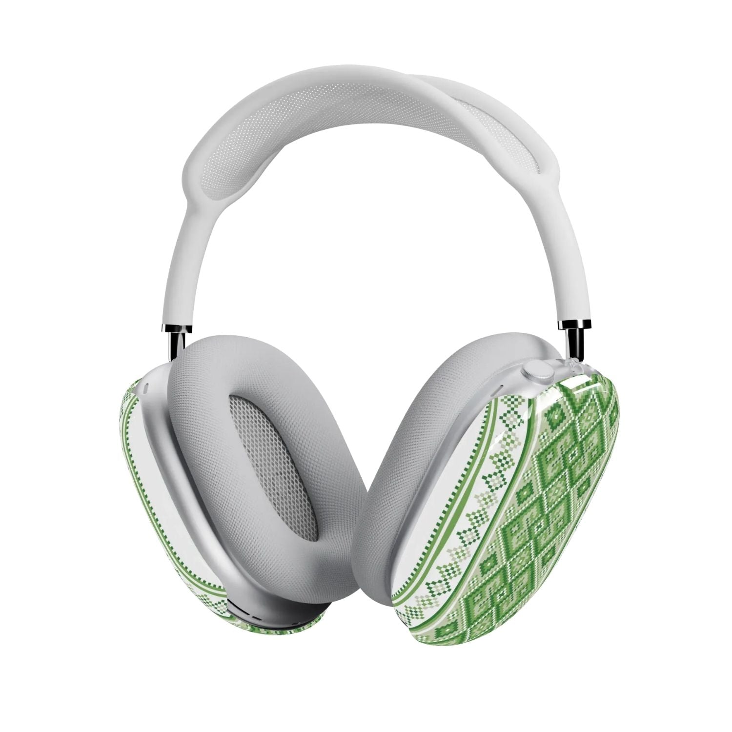 Ukrainian Vyshyvanka AirPods Max Case - Green - The Global Wanderer
