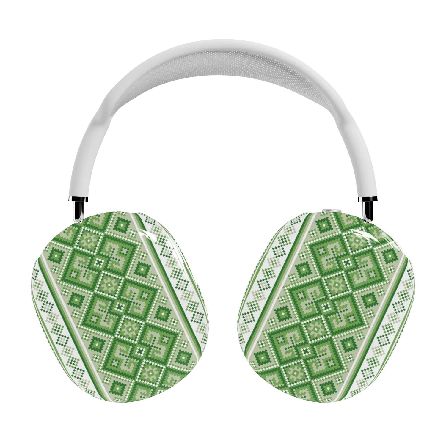Ukrainian Vyshyvanka AirPods Max Case - Green - The Global Wanderer