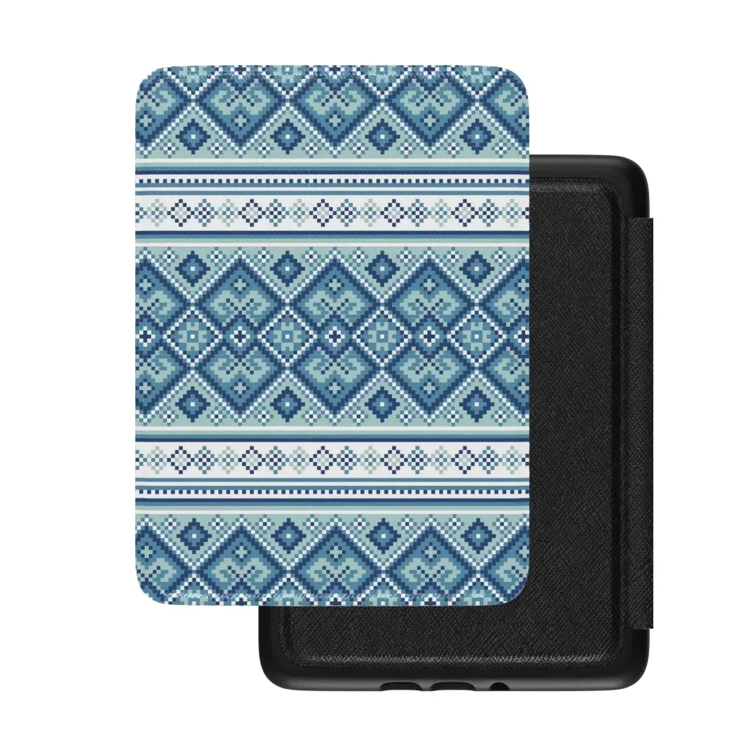 Ukrainian Vyshyvanka Kindle Case - Blue - The Global Wanderer