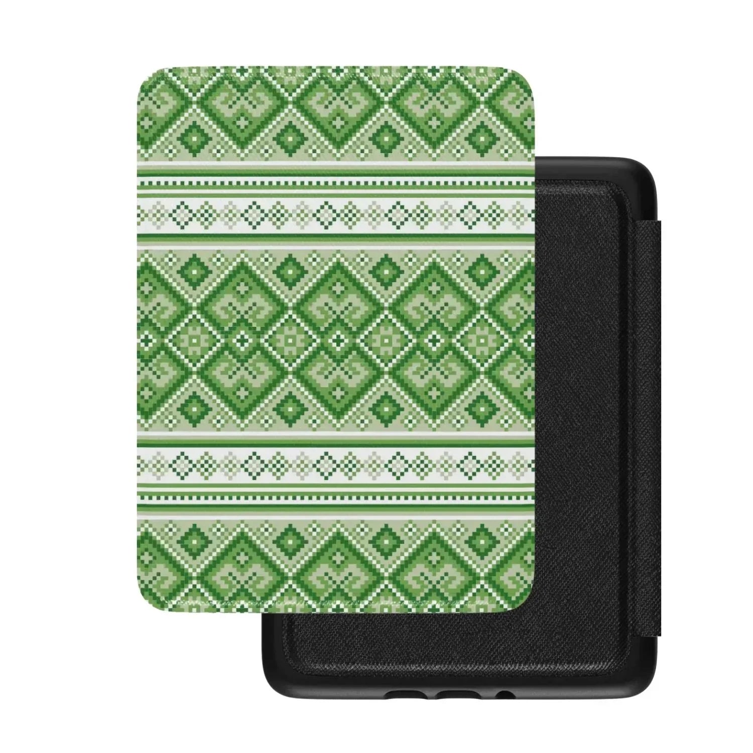 Ukrainian Vyshyvanka Kindle Case - Green - The Global Wanderer