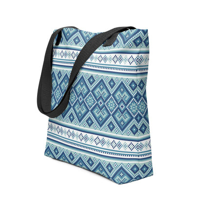 Ukrainian Vyshyvanka Print Tote Bag - The Global Wanderer