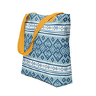Ukrainian Vyshyvanka Print Tote Bag - The Global Wanderer