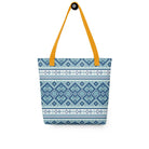 Ukrainian Vyshyvanka Print Tote Bag - The Global Wanderer