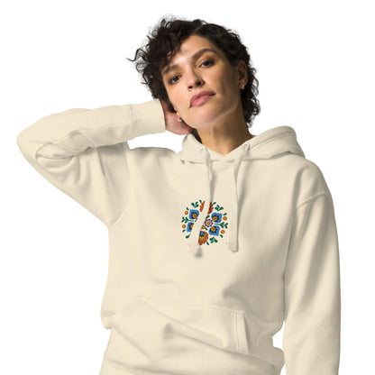 Polish Wycinanki Embroidered Hoodie