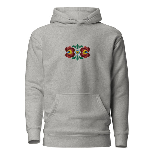 Hungarian Matyó Embroidered Hoodie - The Global Wanderer