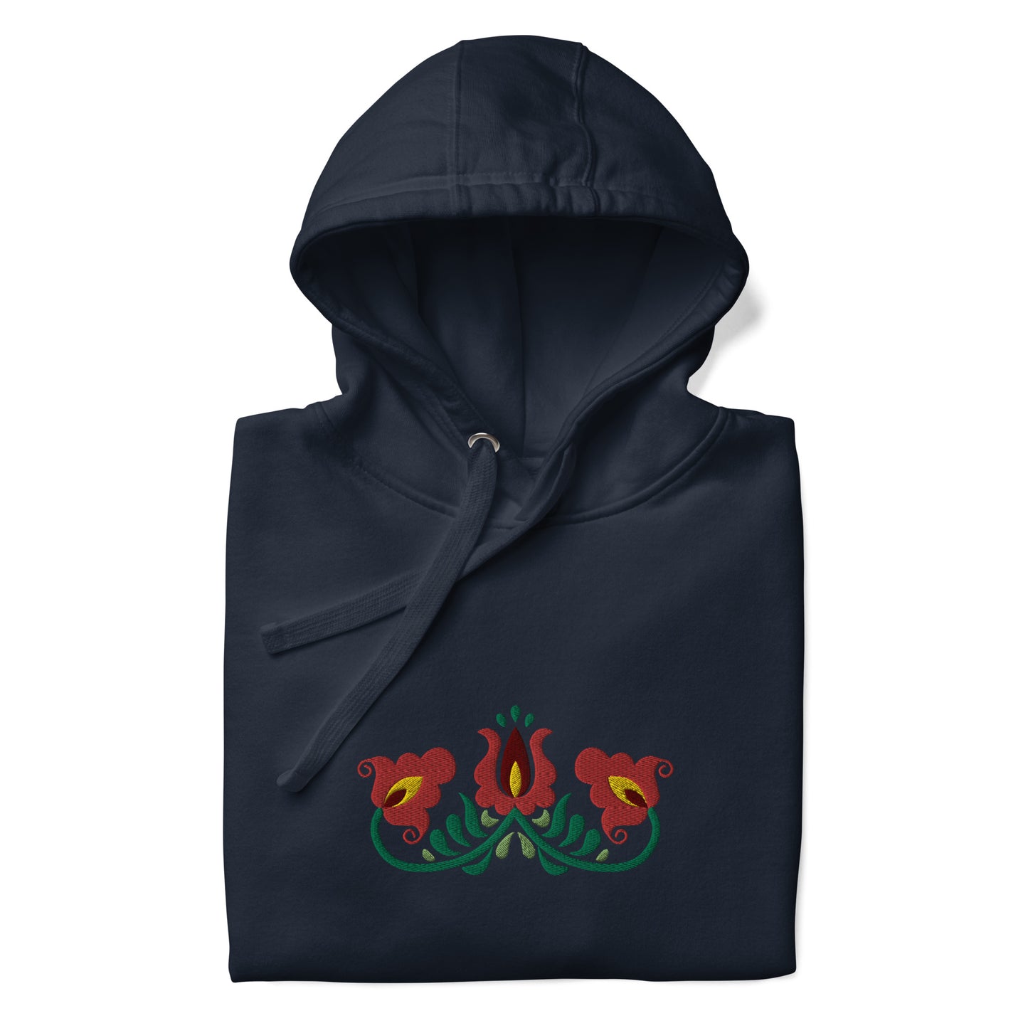 Hungarian Matyó Embroidered Hoodie