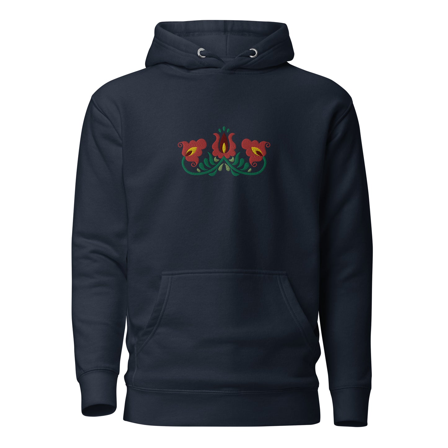 Hungarian Matyó Embroidered Hoodie