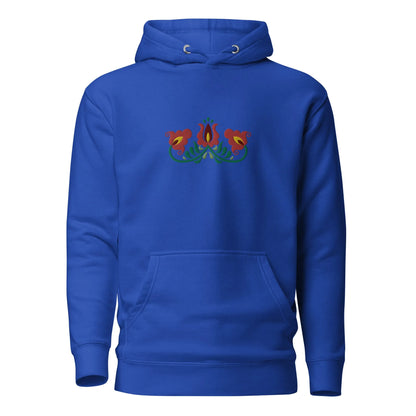 Hungarian Matyó Embroidered Hoodie