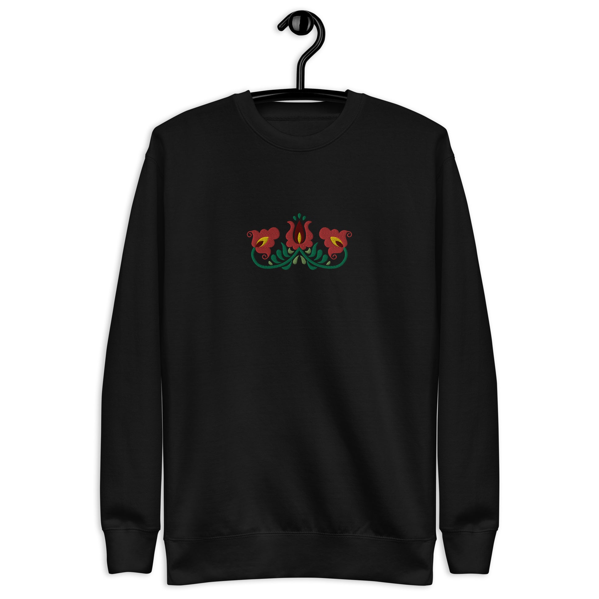 Hungarian Matyó Embroidered Sweatshirt - The Global Wanderer