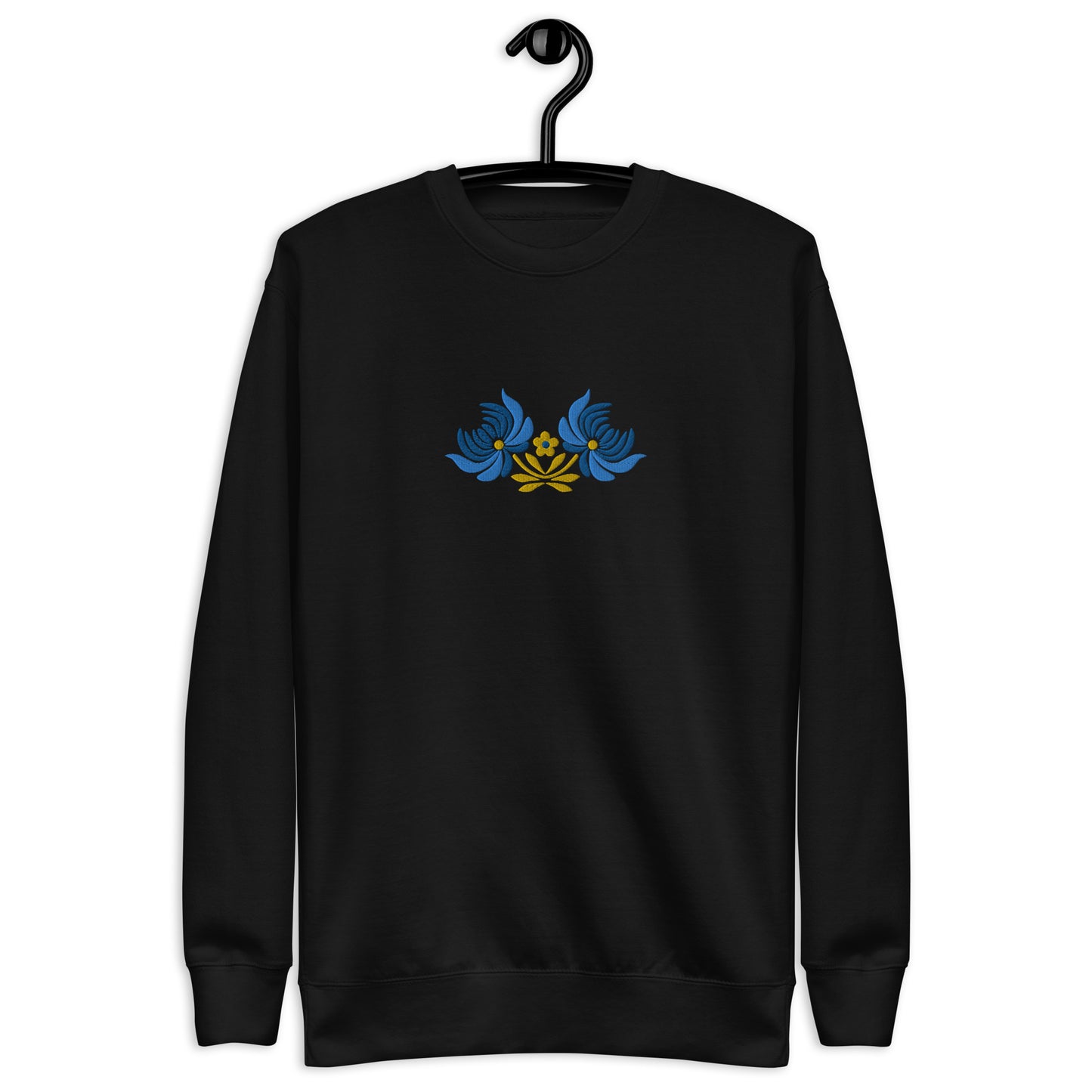 Ukrainian Folk Art Embroidered Sweatshirt