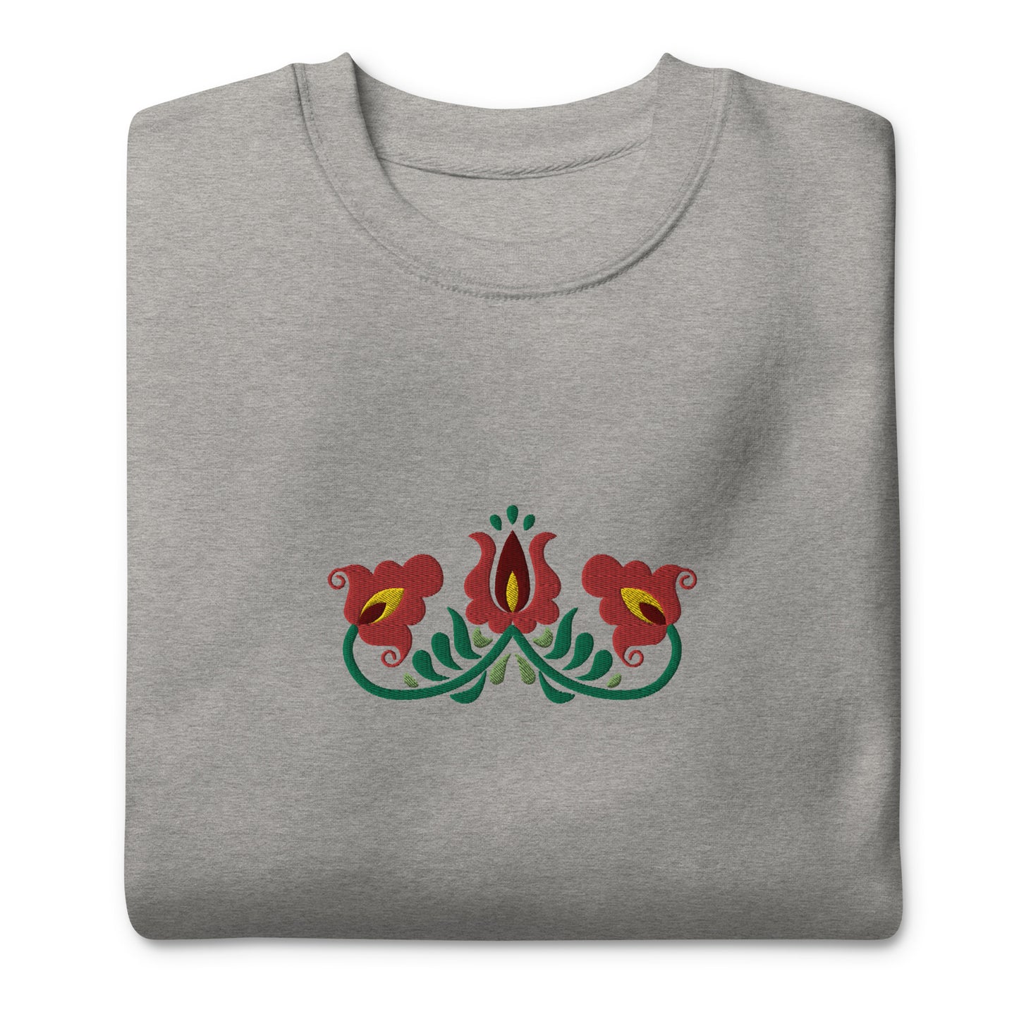 Hungarian Matyó Embroidered Sweatshirt