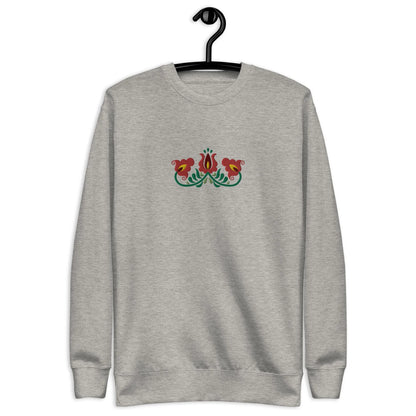 Hungarian Matyó Embroidered Sweatshirt