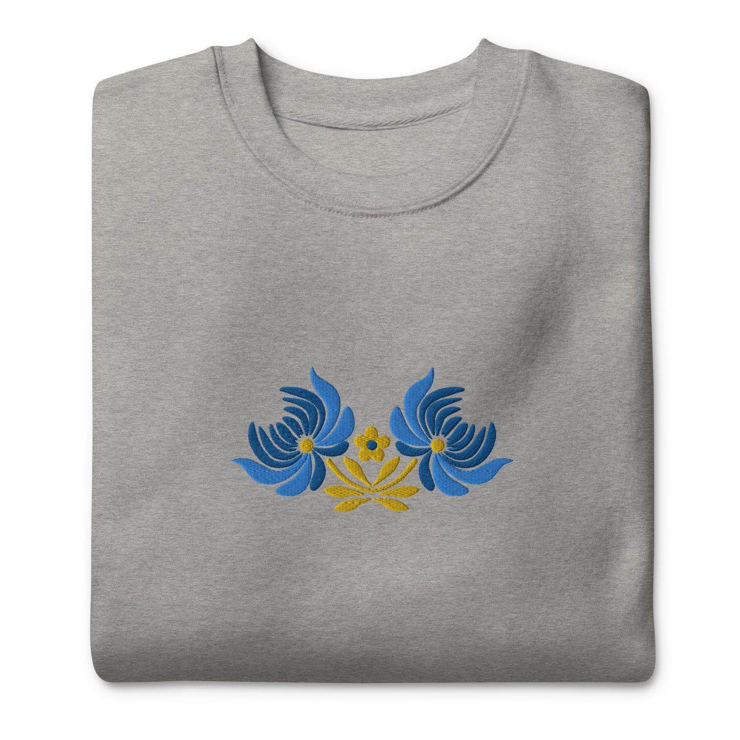 Ukrainian Folk Art Embroidered Sweatshirt