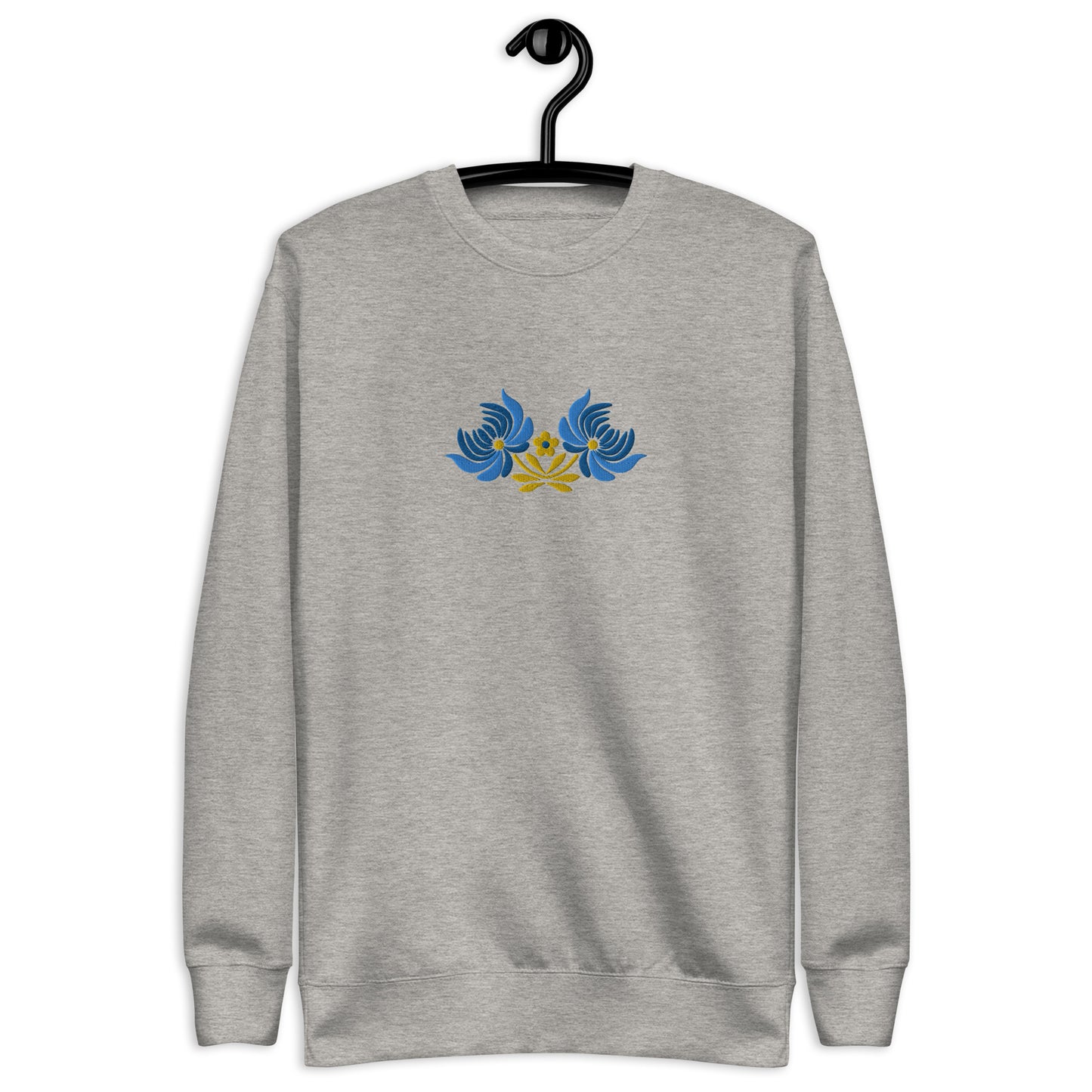 Ukrainian Folk Art Embroidered Sweatshirt