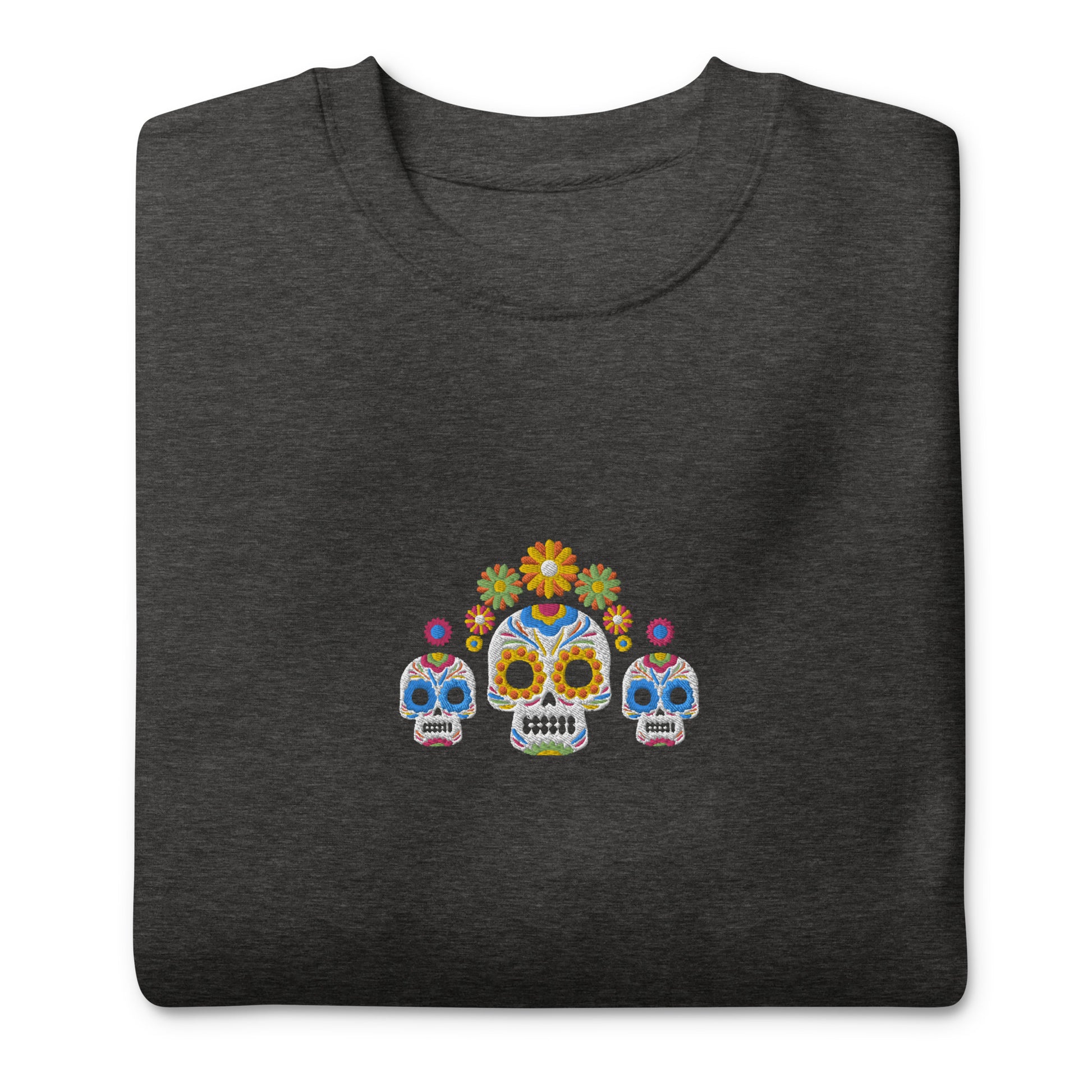 Mexican Day of the Dead Sweatshirt - Embroidered - The Global Wanderer