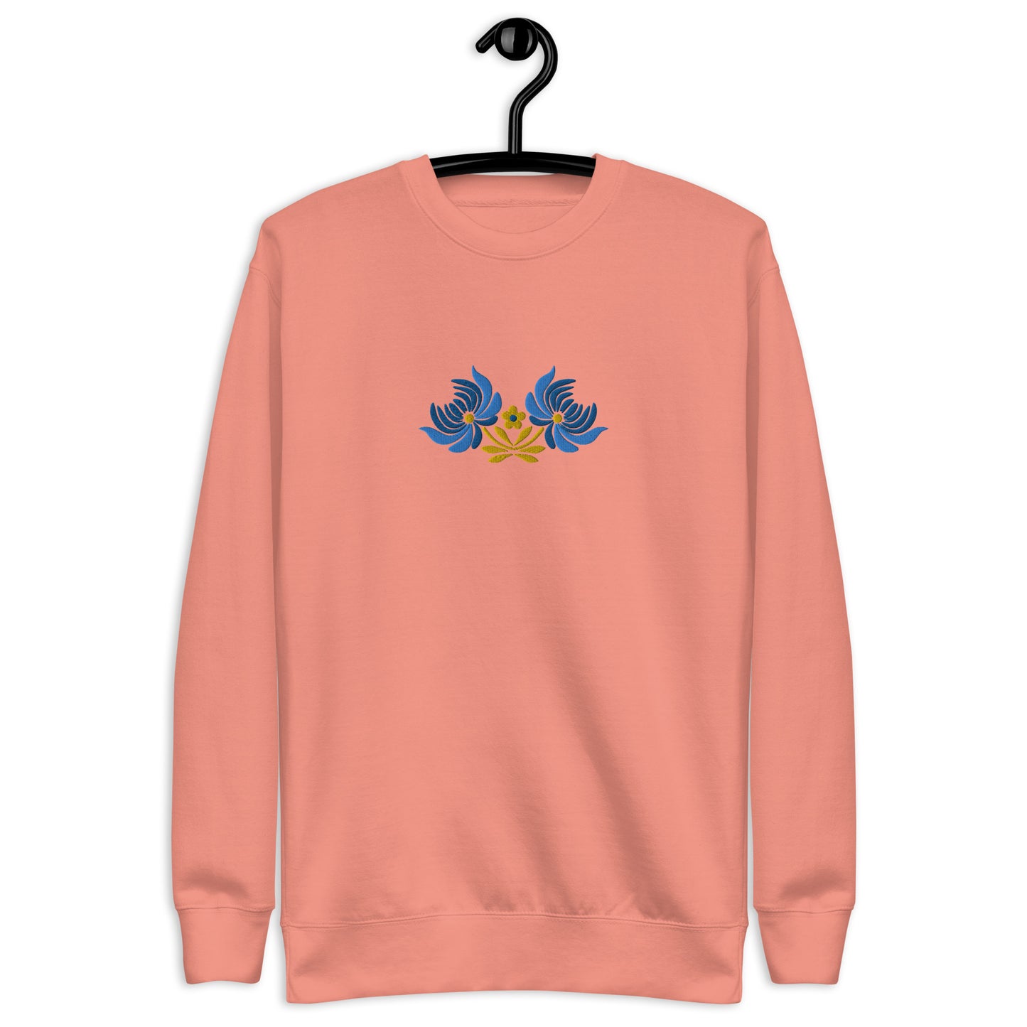 Ukrainian Folk Art Embroidered Sweatshirt