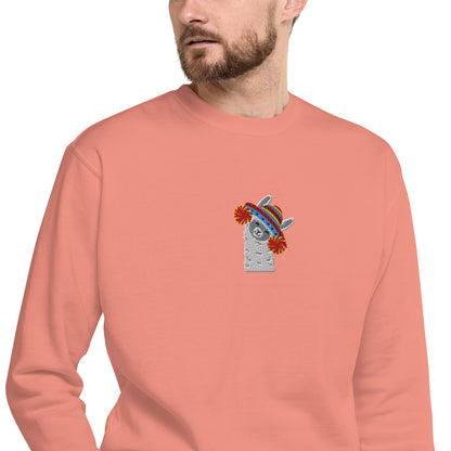 Peruvian Alpaca Embroidered Sweatshirt - The Global Wanderer