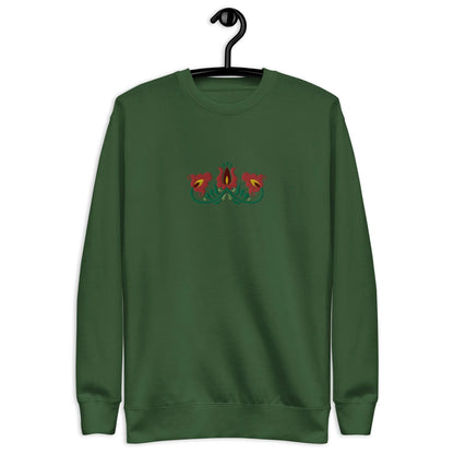 Hungarian Matyó Embroidered Sweatshirt