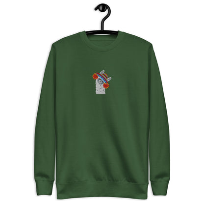 Peruvian Alpaca Embroidered Sweatshirt - The Global Wanderer