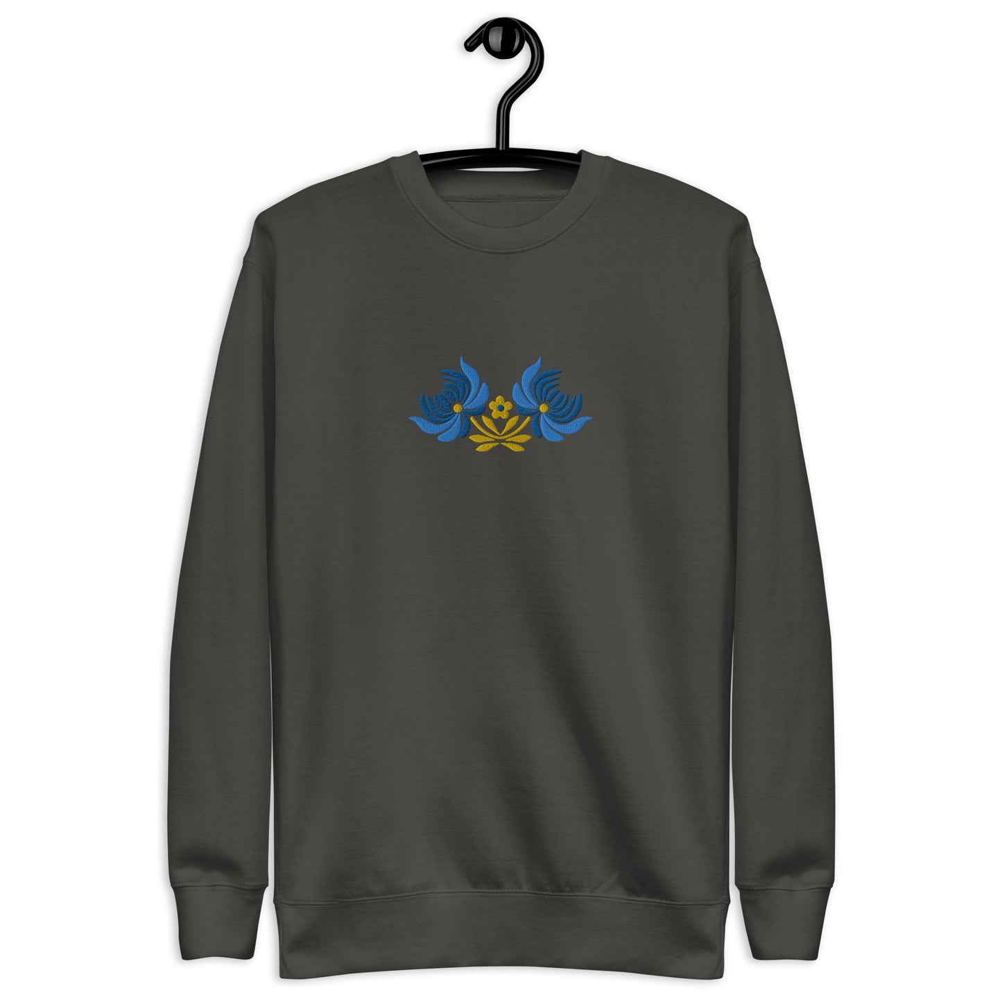 Ukrainian Folk Art Embroidered Sweatshirt