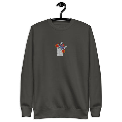 Peruvian Alpaca Embroidered Sweatshirt - The Global Wanderer