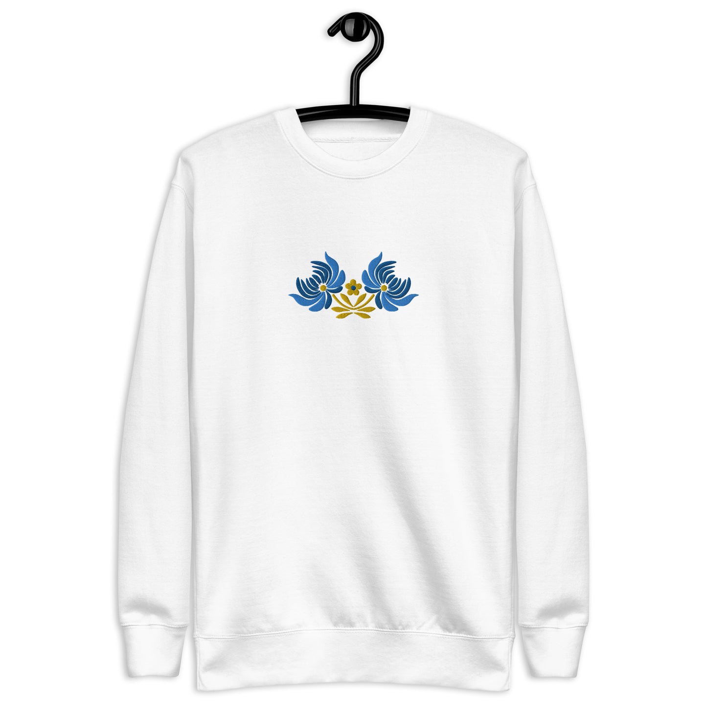 Ukrainian Folk Art Embroidered Sweatshirt