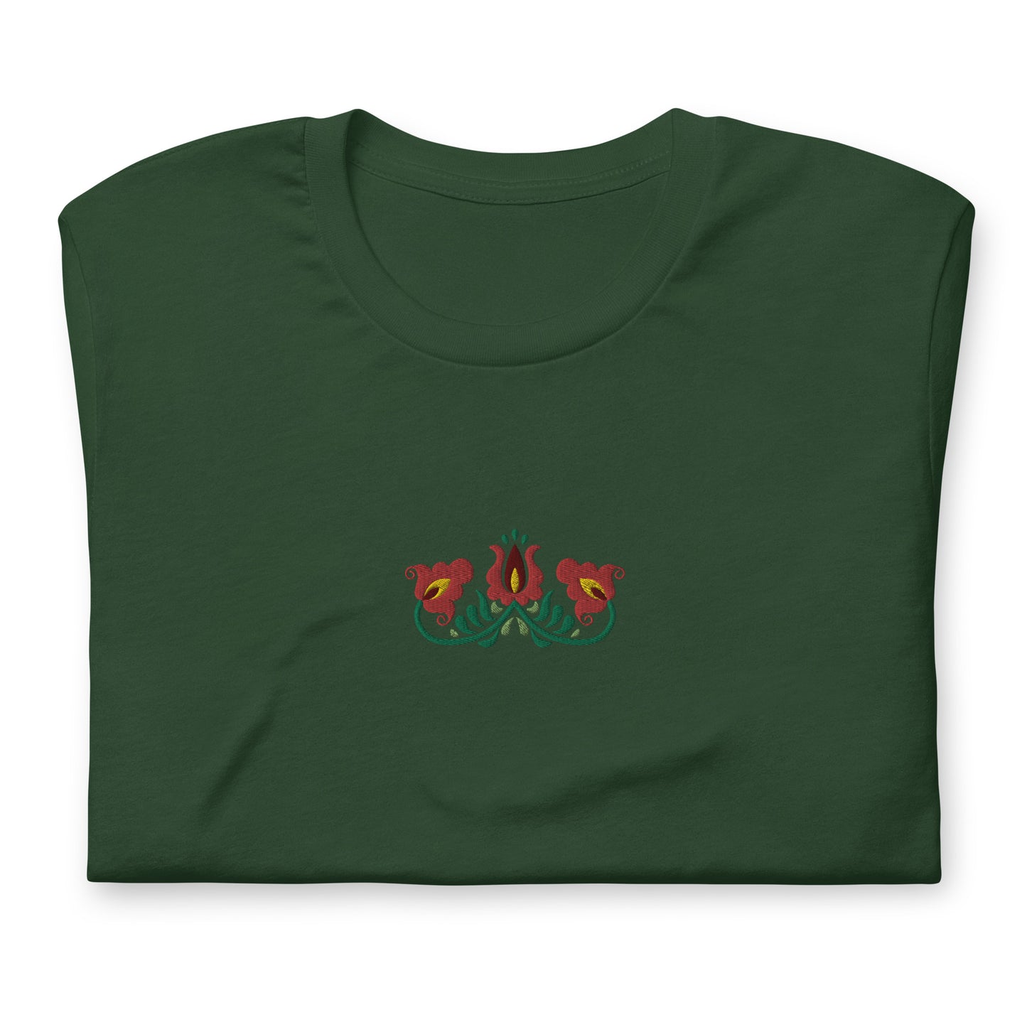 Hungarian Matyó Embroidered T-Shirt - The Global Wanderer