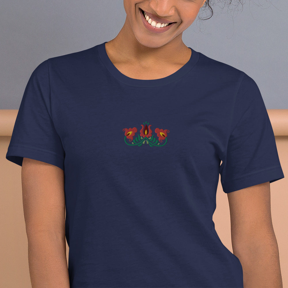 Hungarian Matyó Embroidered T-Shirt