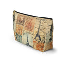 Vintage Travel Stamps Print Pouch - The Global Wanderer
