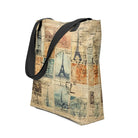 Vintage Travel Stamps Tote bag - The Global Wanderer