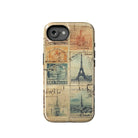 Vintage Travel Stamps Tough iPhone® Case - The Global Wanderer