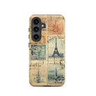 Vintage Travel Stamps Tough Samsung® Case - The Global Wanderer