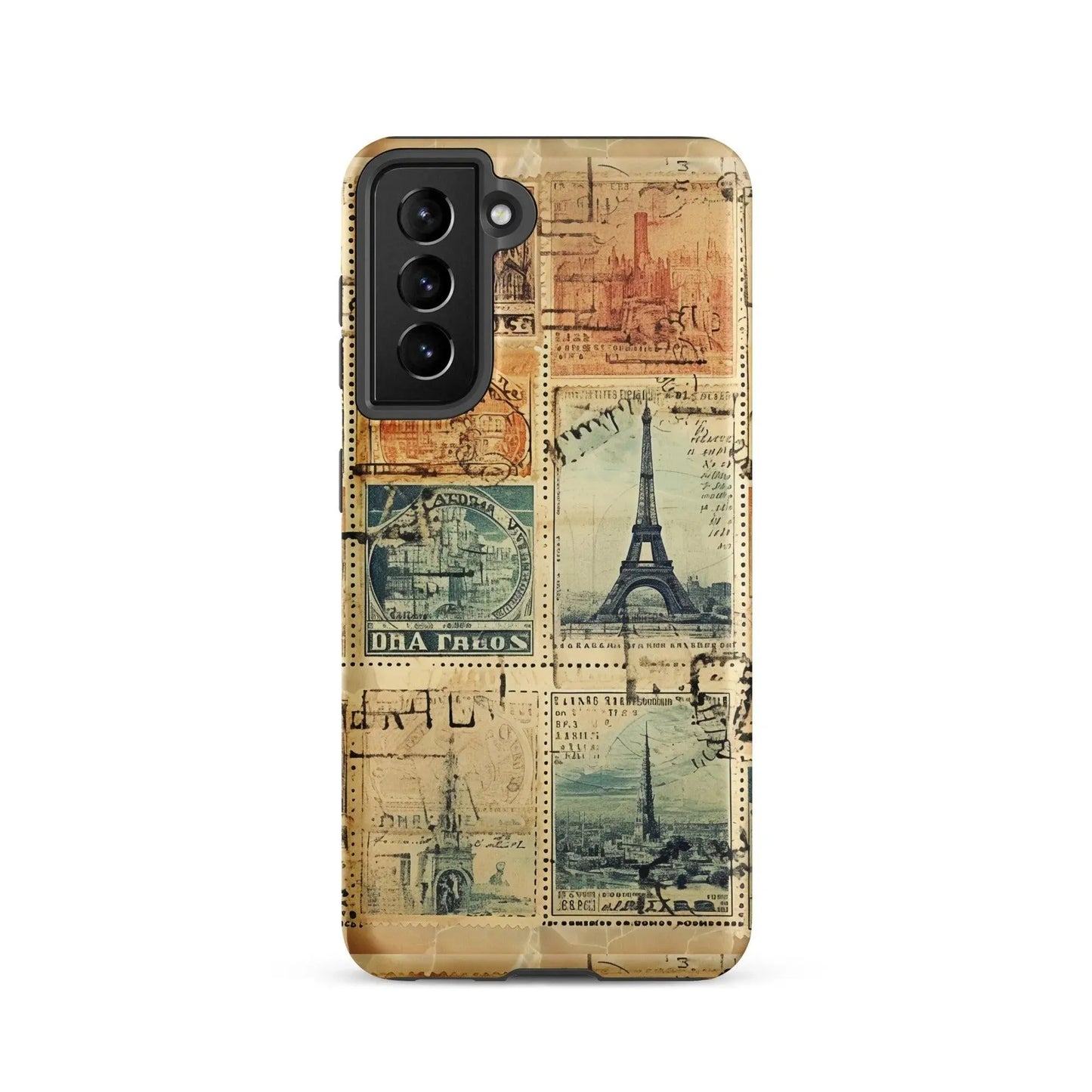 Vintage Travel Stamps Tough Samsung® Case - The Global Wanderer