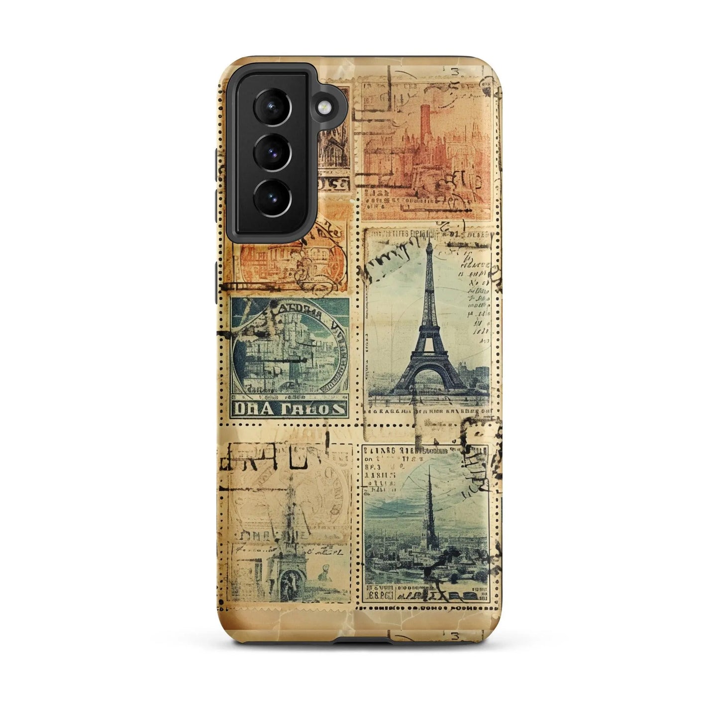 Vintage Travel Stamps Tough Samsung® Case - The Global Wanderer