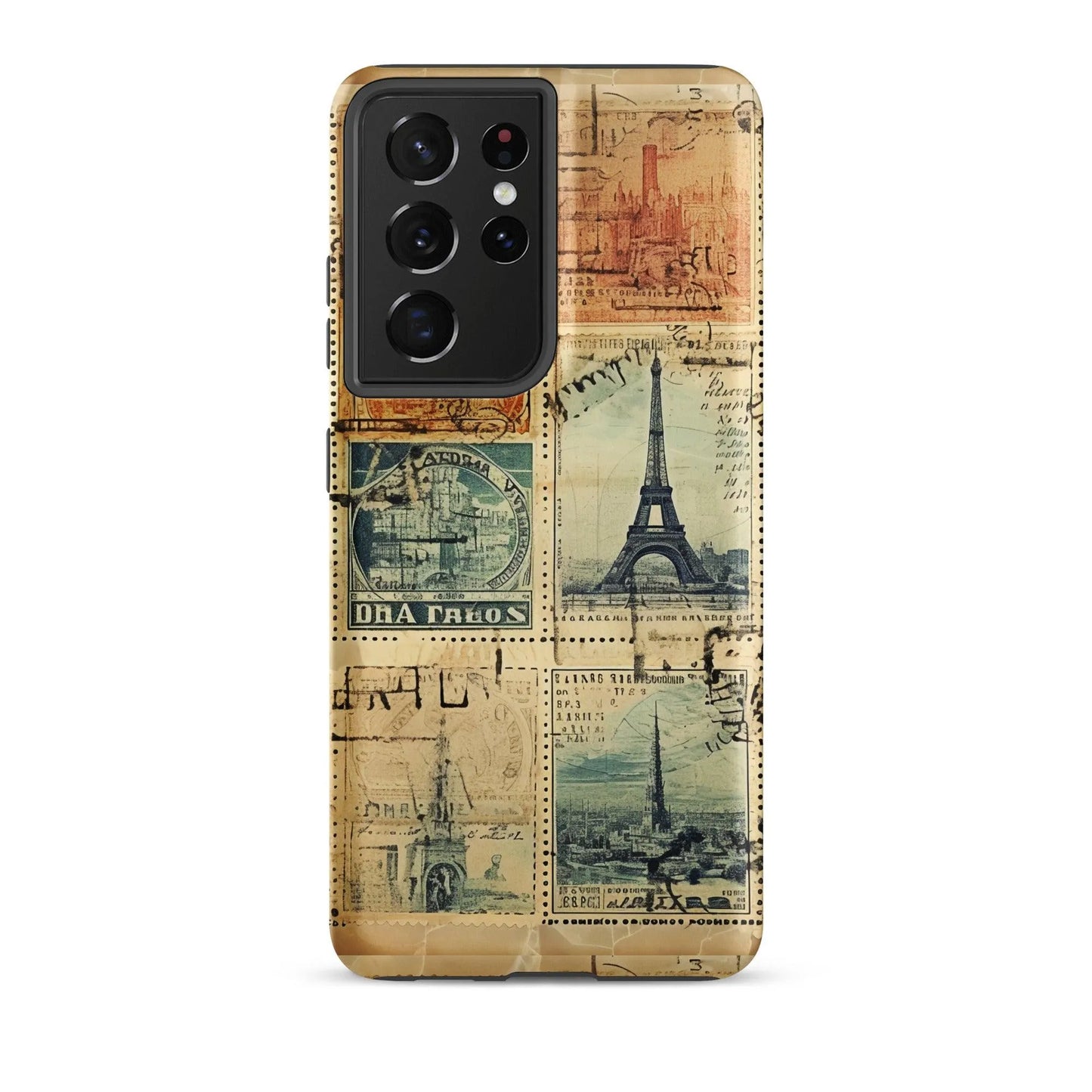 Vintage Travel Stamps Tough Samsung® Case - The Global Wanderer