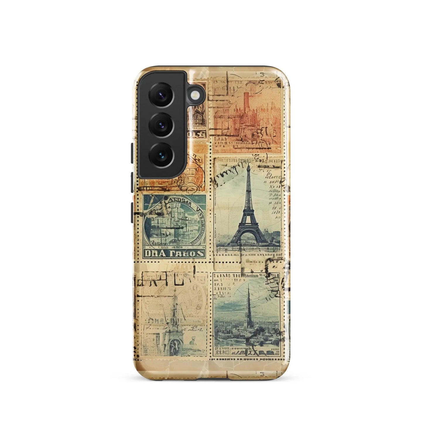 Vintage Travel Stamps Tough Samsung® Case - The Global Wanderer