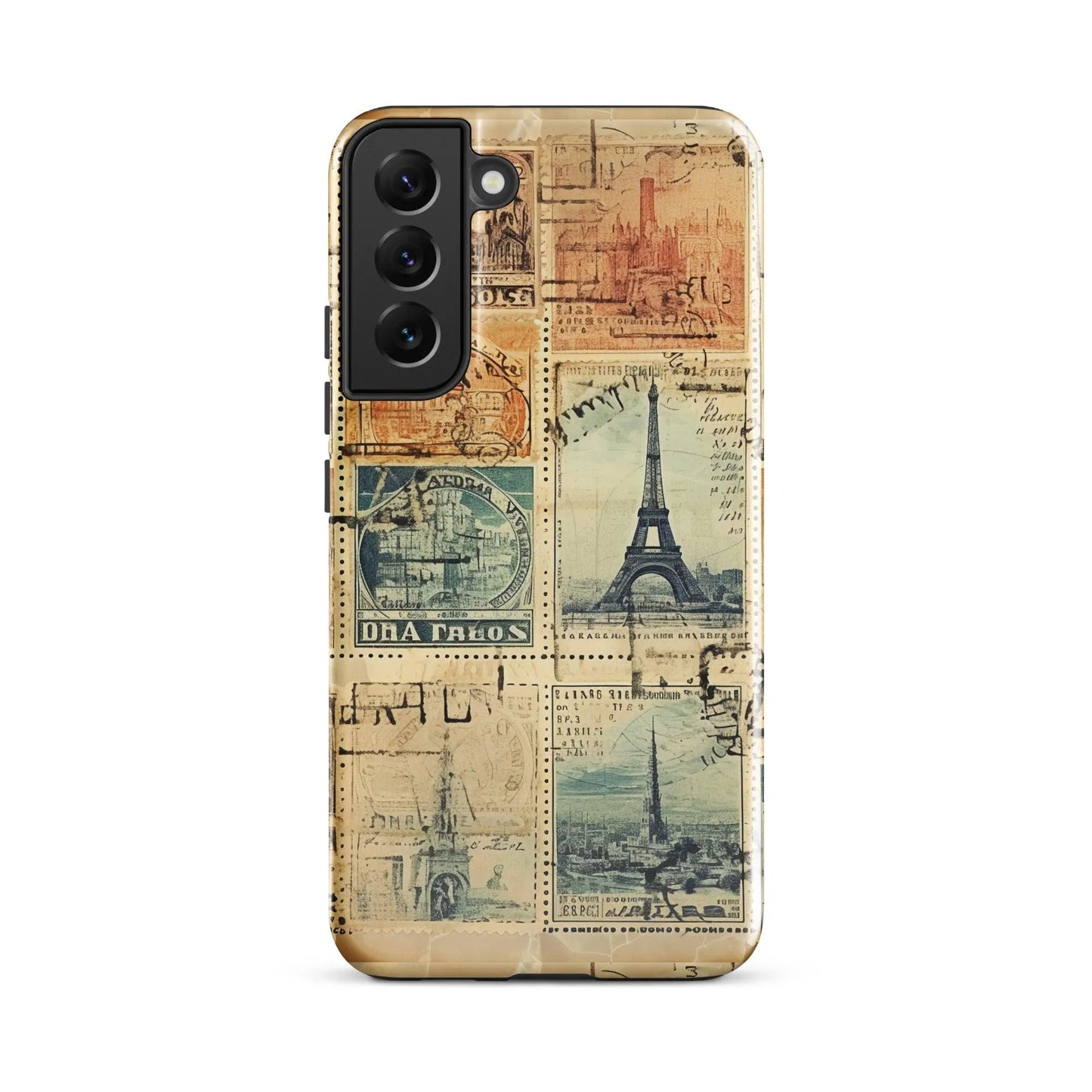 Vintage Travel Stamps Tough Samsung® Case - The Global Wanderer