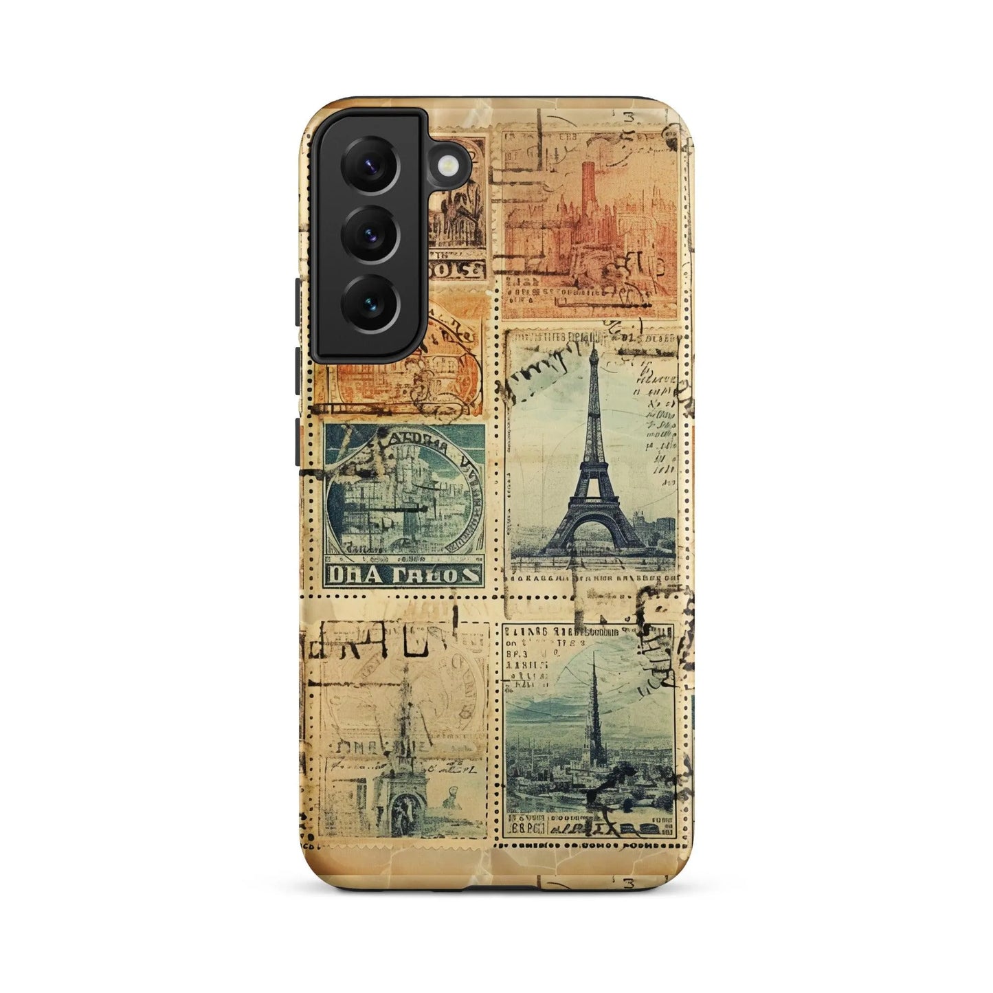 Vintage Travel Stamps Tough Samsung® Case - The Global Wanderer