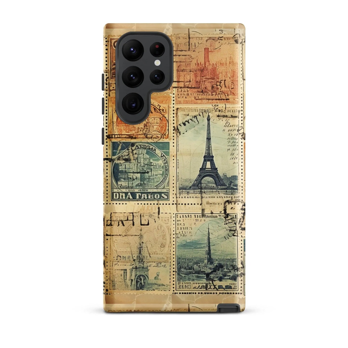 Vintage Travel Stamps Tough Samsung® Case - The Global Wanderer