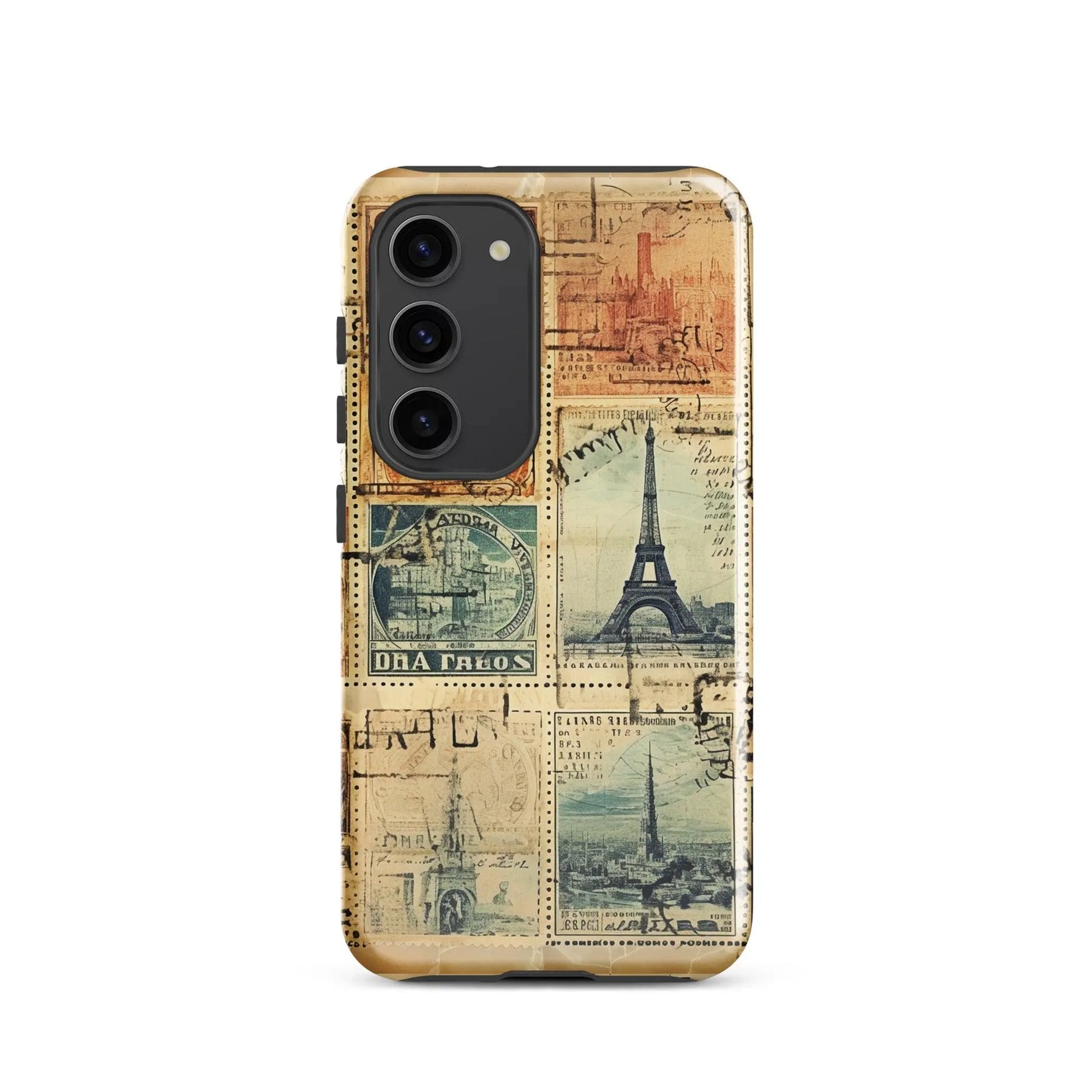 Vintage Travel Stamps Tough Samsung® Case - The Global Wanderer