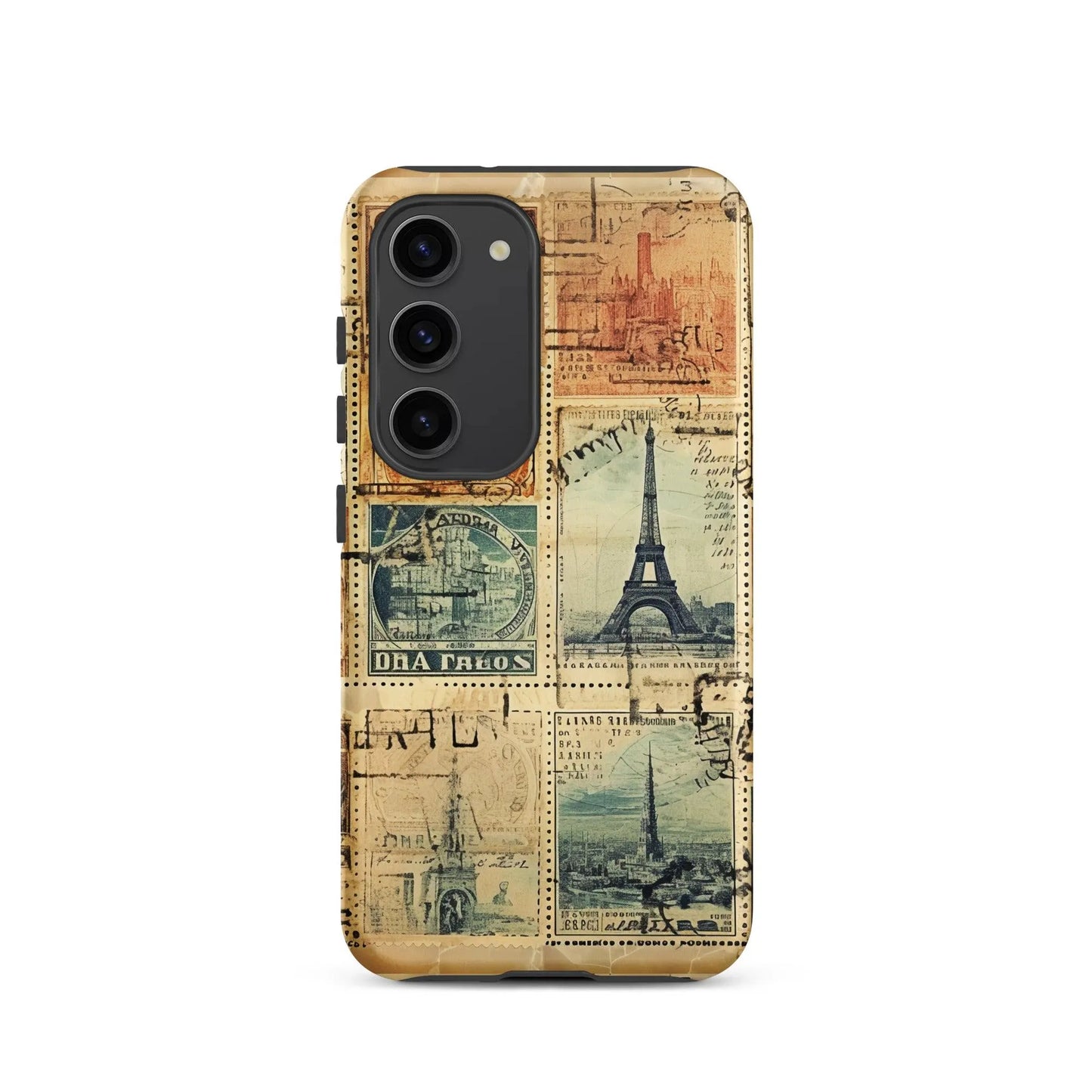 Vintage Travel Stamps Tough Samsung® Case - The Global Wanderer