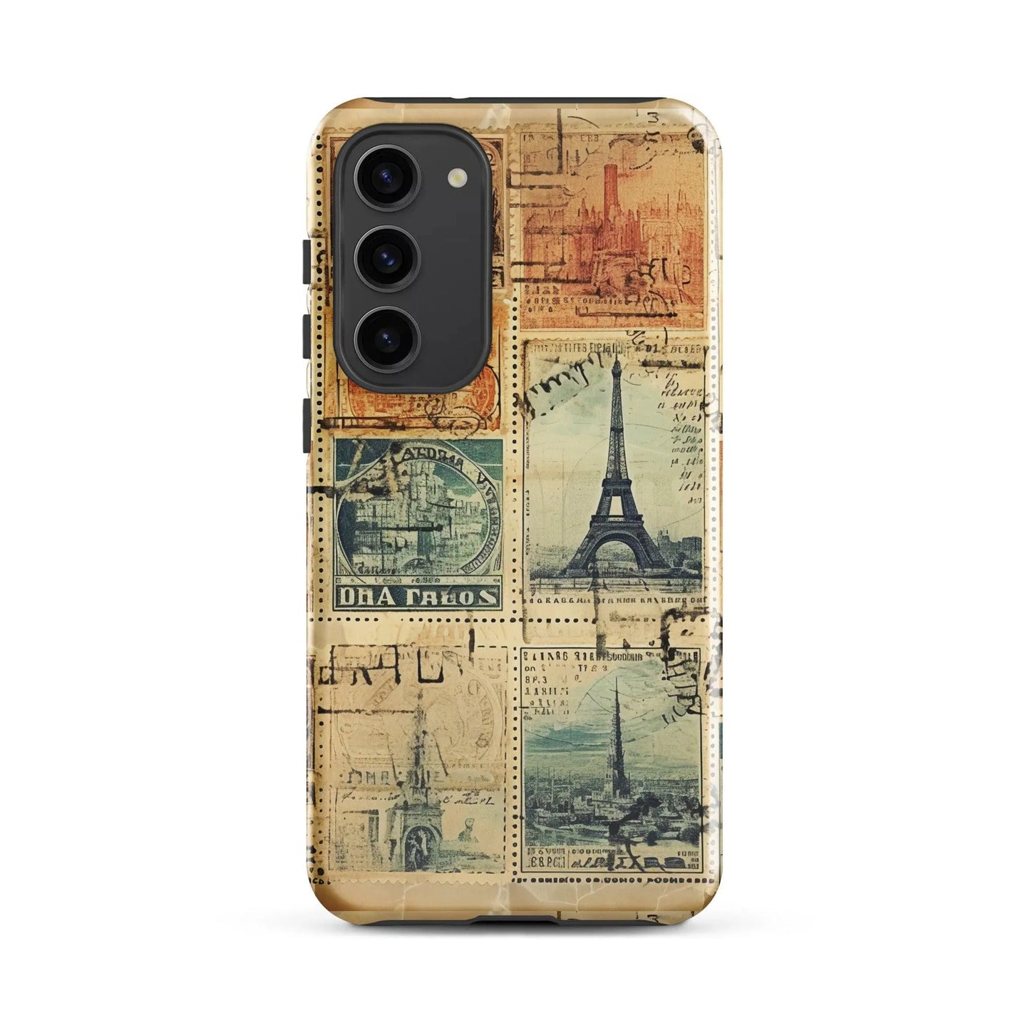 Vintage Travel Stamps Tough Samsung® Case - The Global Wanderer