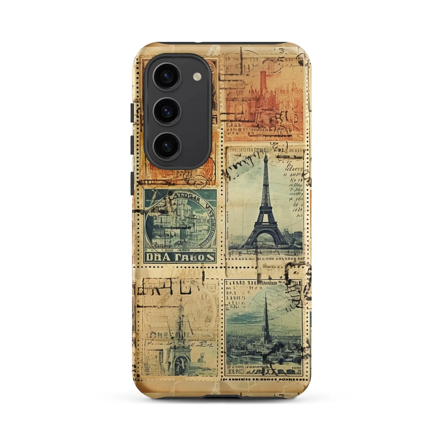 Vintage Travel Stamps Tough Samsung® Case - The Global Wanderer