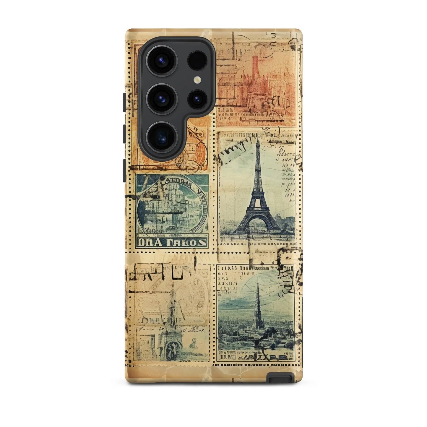 Vintage Travel Stamps Tough Samsung® Case - The Global Wanderer