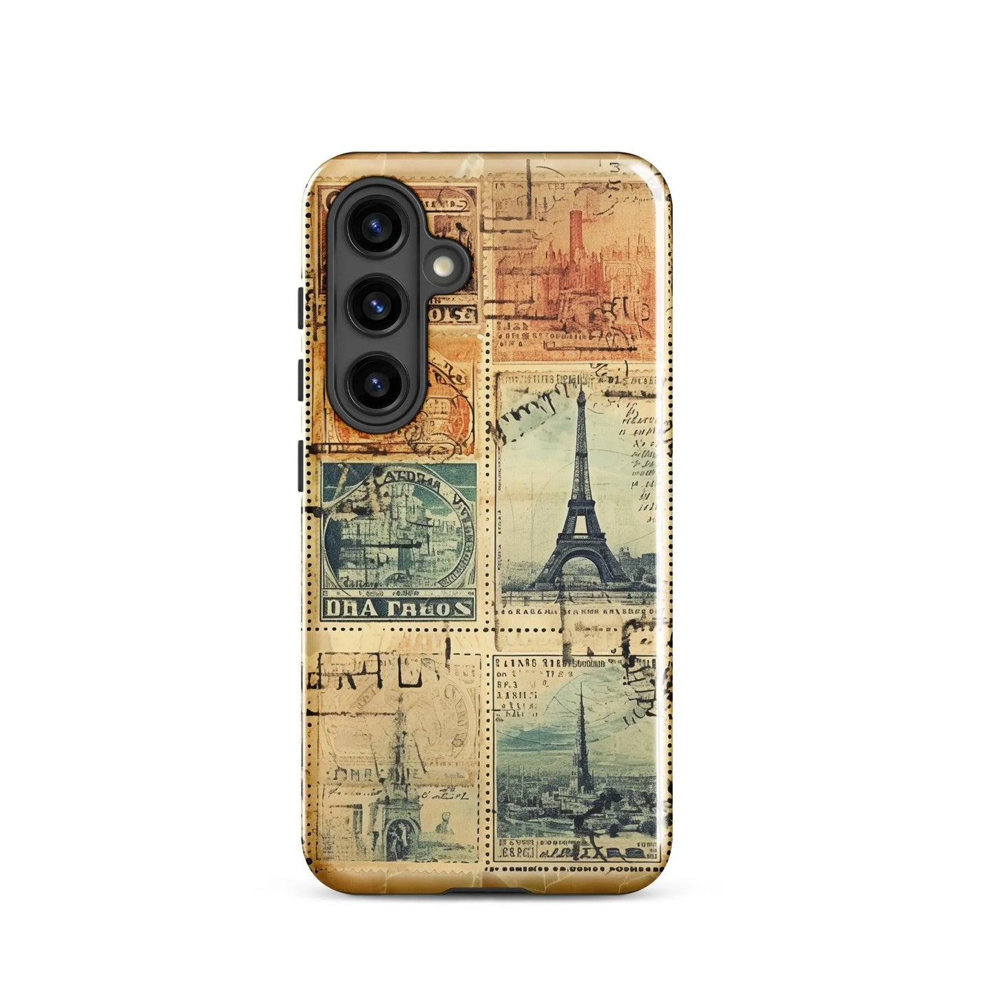 Vintage Travel Stamps Tough Samsung® Case - The Global Wanderer