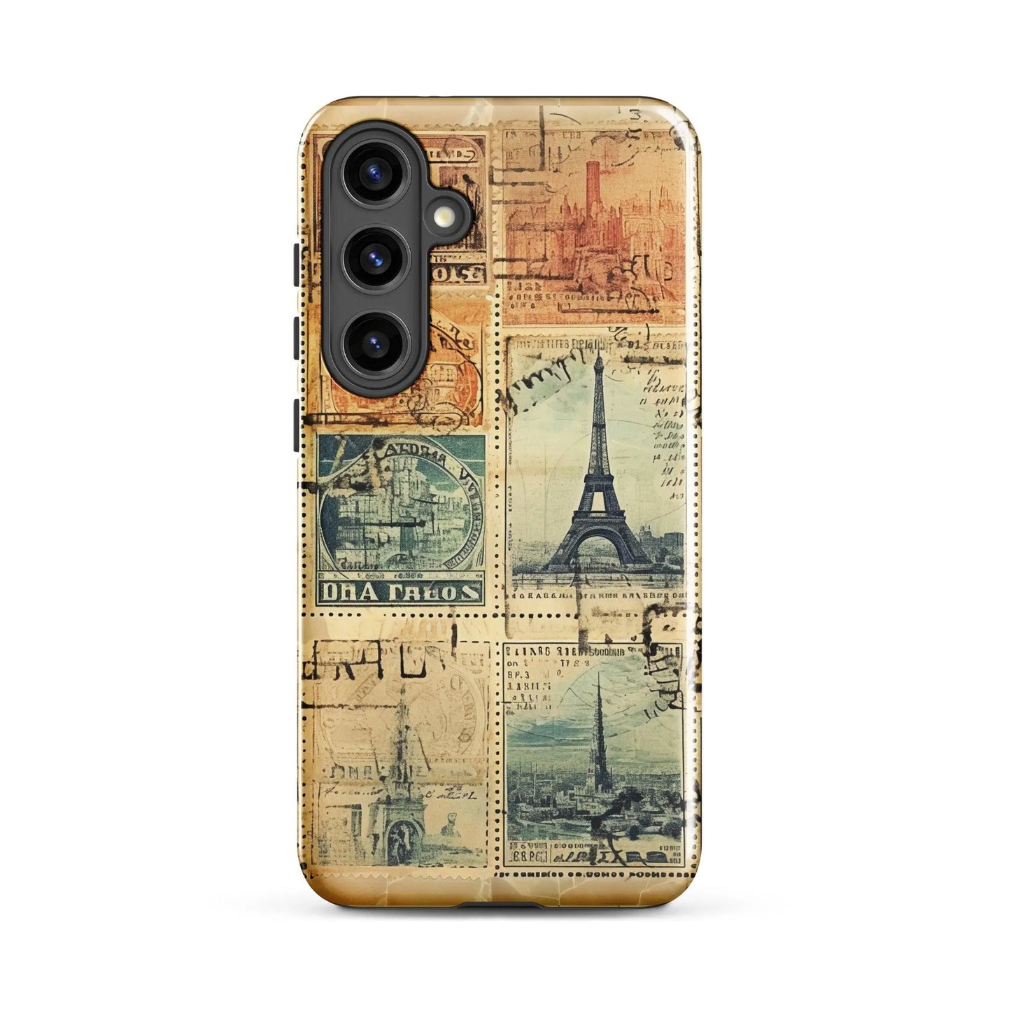 Vintage Travel Stamps Tough Samsung® Case - The Global Wanderer