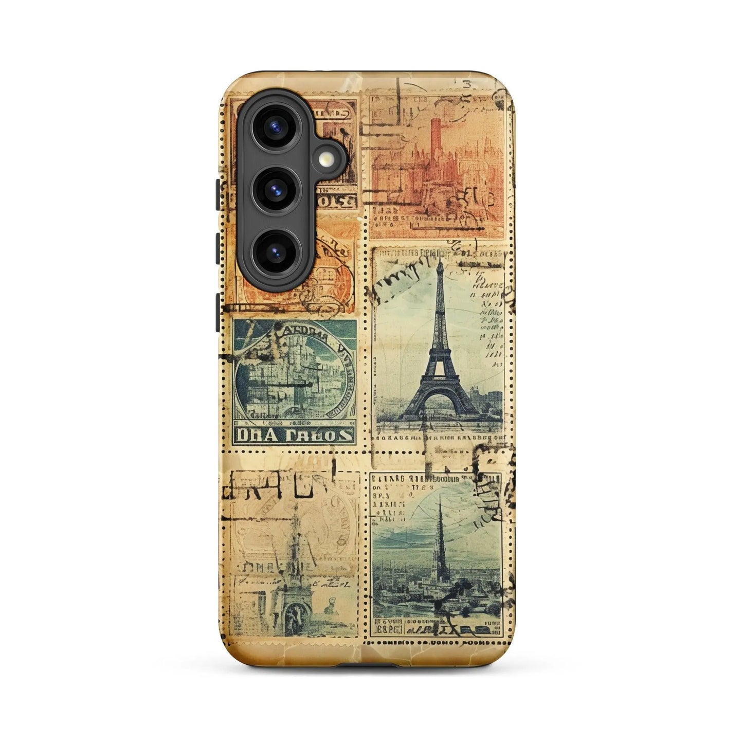 Vintage Travel Stamps Tough Samsung® Case - The Global Wanderer