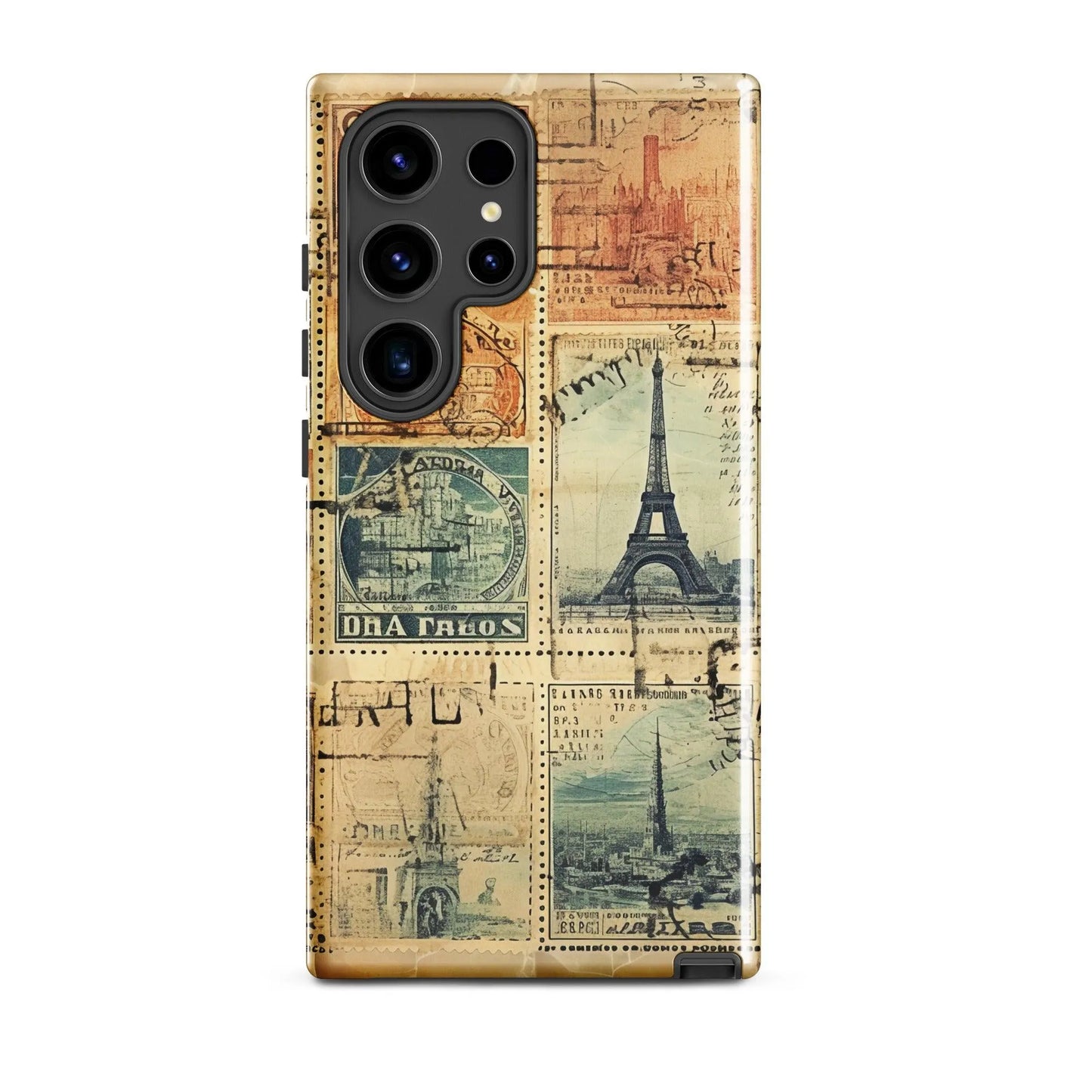 Vintage Travel Stamps Tough Samsung® Case - The Global Wanderer