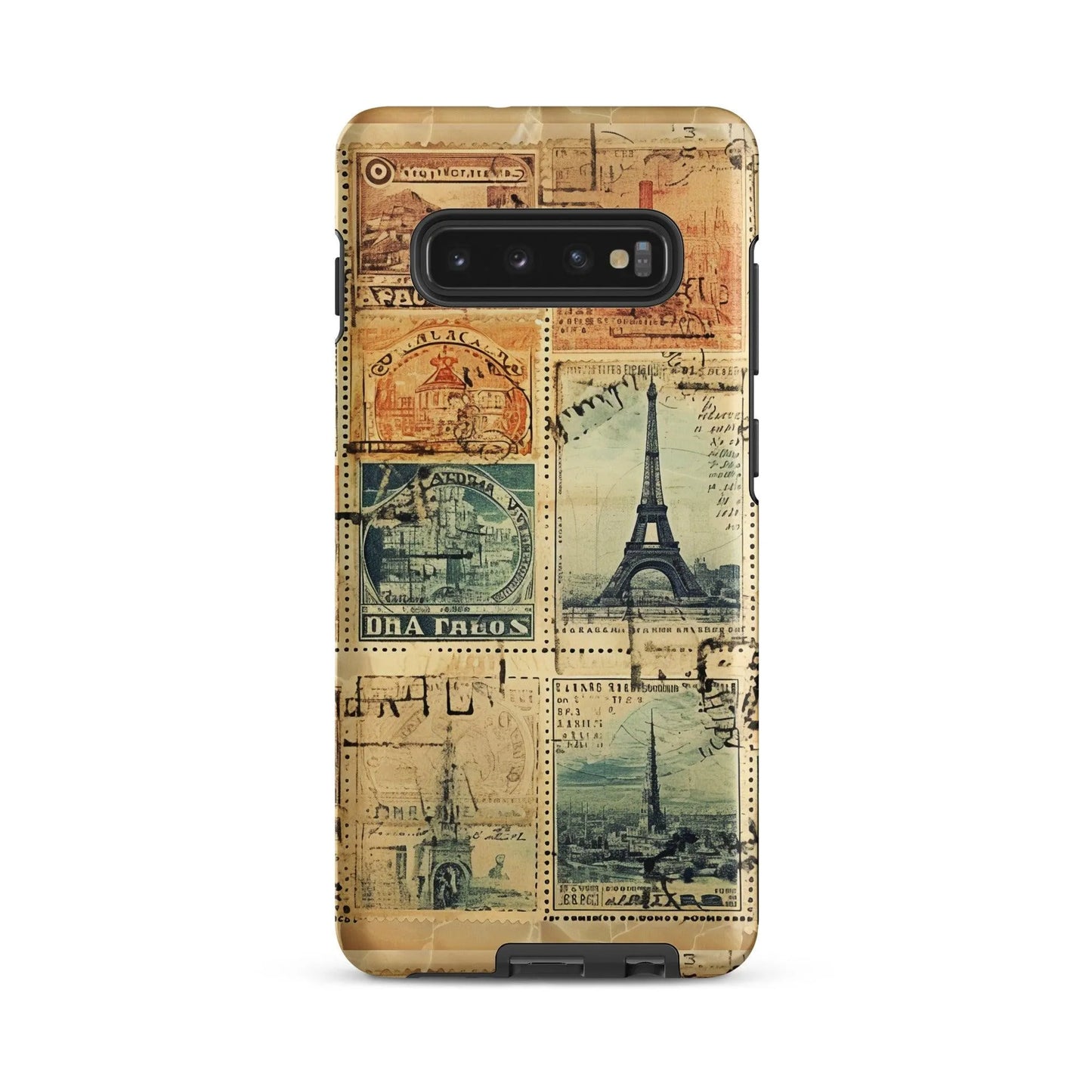 Vintage Travel Stamps Tough Samsung® Case - The Global Wanderer