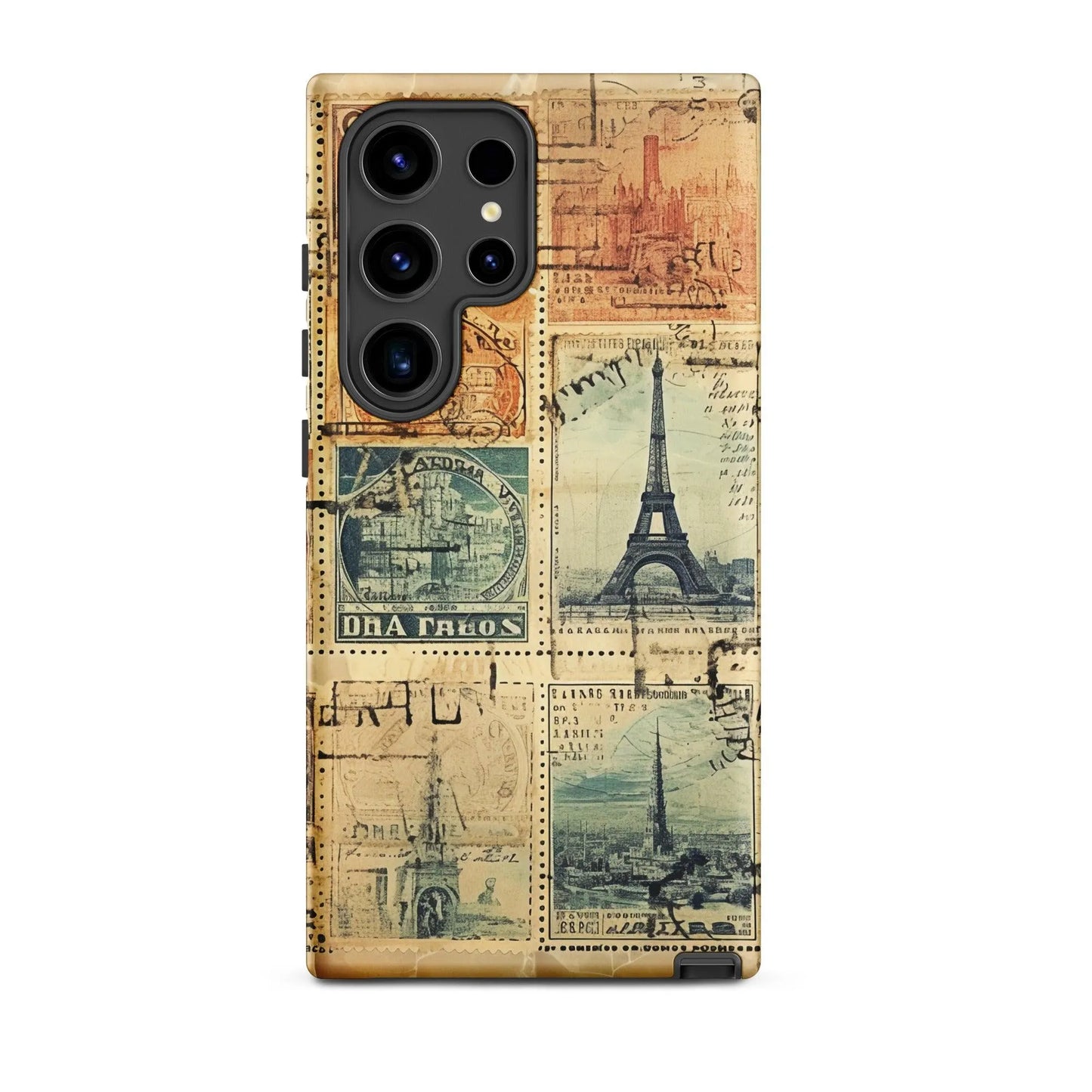 Vintage Travel Stamps Tough Samsung® Case - The Global Wanderer